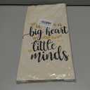 CARAKNOTS Teacher Bag Teachers Gifts for Women Valentines Day Appreciation Week Birthday Thank you Graduation End of Year Christmas Retirement Canvas Tote Bag with Pocket 2 Pcs