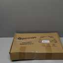 SPACECARE Mini Fridge Stand Furniture Dolly Mobile Roller with 4 Locking Wheels-Base Adjustable Refrigerator Washing Machine Stand Moving Cart- Appliance Dolly Cart Roller Pedestal - Off White (Ivory)