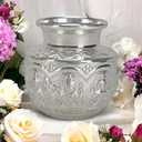 Traditional Indian Kalash (Chambu)  5 Inch German Silver Ashtalakshmi Pooja Pot for Hindu Prayer, Home Temple & Festive Rituals K2559