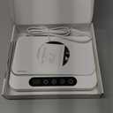 Misby Coffee Mug Warmer, 50W Large Heating Panel Mug Warmer with 6-Temp Settings, 8H Auto Shut-Off, 12H Timer, Ultra-Thin Design, Coffee Warmer for Desk, Ideal for Home, Office, and Travel (Black)