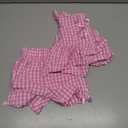 Jecson Toddler Baby Girl Summer Clothes Cotton Ruffled Sleeve Shirt Tops and Shorts Set Outfits 3Y(Pink)