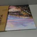 hyidecorart Canvas Wall Art For Living Room Wall DecorFor Bedroom Flower Beach Scenery Wall Painting Blue Ocean Pictures Artwork Office Decor Modern Framed Posters Home Decorations 20"X40"