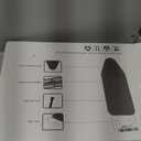 Metal Mesh Panel Tabletop Ironing Board | Foldable Iron Board | Heavy Duty Small Iron Board with Heat Resistant Cover and 100% Cotton 8mm Thicken Pad | 31.5"x11.8"x6.2" (Black/Grey)