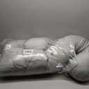 Momcozy Pregnancy Pillows with Cooling Cover, U-Shaped Full Body Maternity Pillow for Side Sleepers 57 Inch - Support for Back, Hip, Belly, Legs for Pregnant Women (Grey- Cooling Fabric)