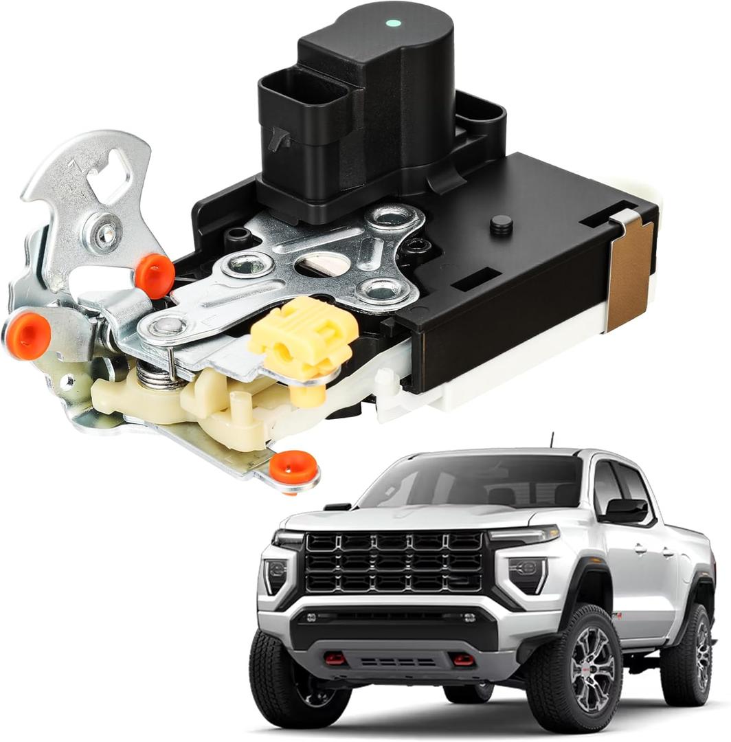 Door Lock Latch Actuator Front Left Driver Side Compatible with Cadillac Escalade, for Chevy Avalanche, Silverado, Suburban, Tahoe, for GMC Sierra, Yukon, Replaces 931-318, 15110643, 15053681
