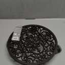 Esschert Design Plant Trolley - Cast Iron Round