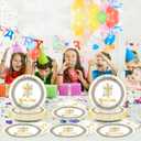 2 x God Bless Plates and Napkins Baptism Theme Party Supplies, First Holy Communion 20 Plates, 20 Napkins for Newborn Baptism Church Cross Party Decoration