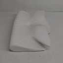 Cervical Neck Pillow for Pain Relief, Adjustable Ergonomic Memory Foam Pillow for Neck and Shoulder Pain, Orthopedic Contour Support Pillows for Side Sleepers, Pure White