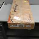 Aheaplus Industrial Pipe Clothes Rack with Top Shelf, 47In Space-Saving Wall Mounted Clothing Rack, 2 Tiers Heavy Duty Pipe Clothing Shelves with Hanging Rod for Laundry Room, Closet Storage, Black