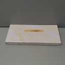 Faucet Mat for Kitchen Sink, Diatomite Stone Drying Sink Protectors, Bathroom Faucet Splash Guard, Quick Dry Water Absorbing, Non-Slip Stone Tray for Kitchen Counter, White, 23.6" x 3.9"