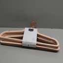 MIZGI Premium Velvet Hangers (30 Pack) Heavy Duty - Non Slip Felt Hanger - Blush Pink - Rose Gold 360 Degree Swivel Hooks,Space Saving Clothes Hanger,Durable Strong for Suits,Coats,Dress