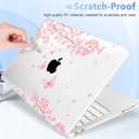 May Chen Compatible with MacBook Neo 13 inch Case 2026 Model A3404, Plastic Hard Shell,Keyboard Cover,Screen Protector,Dust Plug, for MacBook Neo 13" with A18 Pro Chip, Cherry Blossom