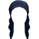 Mifelio Hijab Undercap Head Hat Cap Ethnic Pre Tied Braid Hair Cover Wrap Turban Headwear Hat Baseball Cap Hats for Women Navy One Size Navy