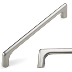Amerdeco 10 Pack Brushed Satin Nickel Cabinet Pulls 5 Inch(128MM) Hole Centers Kitchen Cabinet Handles Hardware Kitchen Handles for Drawer Pulls 
