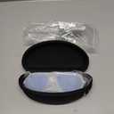 J+S Premium Military Style Classic Aviator Sunglasses, Polarized, 100% UV protection for Men Women (Medium Frame - Silver Frame/Blue Mirror Lens)