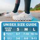 Womens Coolmax Bamboo Viscose Compression Running Crew Socks, Moisture-Wicking Anti-Blister Hiking&Gym Athletic (Small, Storm Teal)