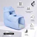 Adjustable Heel Protector Cushion for Elderly Bedridden, Pressure Relief Heel Boot for Bedsore Prevention, Foot Support Pillow for Surgery Recovery, Heel Pressure & Deep Tissue Injury Healing Therapy, 1 Piece