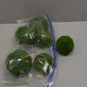 LIDSCURA 6 PCS Green Moss Ball Decorations, Simulated Moss Balls, Artificial Plant Decorations, Suitable for Garden Wedding Party Decorations