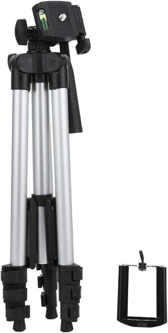 Phone Tripod, 3110 Aluminium Alloy Professional Lightweight Portable Camera Tripod for Outdoor Travel
