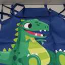 RH-2P Apron Hat Set (Dinosaur Blue and Green)