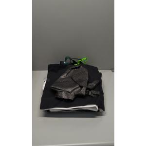 Pack of Mix Small/Medium Tote Bags, Black, White, Green, Blue 10pcs