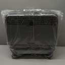 16 Inch Carry On Luggage with 2 Compartments for 14 & 15 Laptop, 16.14*8*17.12 Rolling Briefcase, Lightweight Hardshell ABS+PC Suitcase with Spinner Silent Wheels, for Business Trip, Dark Gray