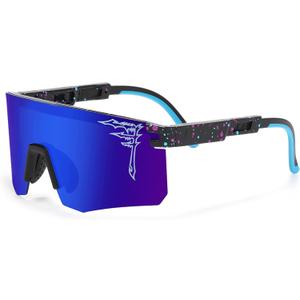 FIXEROS Two Size Polarized Baseball Sunglasses For Adults and Youth Boys Girls Kids UV400 Men Women Cycling Sports Glasses