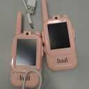 Walkie Talkie for Kids with Video: 2 Pack Rechargeable Toddler Toys with HD Camera & Voice Changer, Long Range Gift Toys for Boy & Girl Age 3-8 for Outdoor Play, Camping (Pink-Pink)