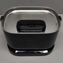 PETLIBRO Cat Water Fountain, Cordless Pet Water Fountain Battery Operated, 2.5L/84oz Dockstream Water Fountains for Cats Indoor, Cat Fountain with Stainless Steel Tray, Easy to Clean BPA-Free (Black)