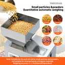 1-100g (0.0022-0.22lbs) Powder Filling Machine, Automatic Intelligent Particle Weighing & Dispensing Filler for Tea, Coffee, Flour, Spices, Granules, 8-16 Packs/Min, 110V
