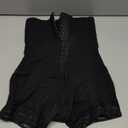 YIANNA Tummy Control Shapewear for Women Strapless Fajas Colombianas Body Shaper Shorts Butt Lifter with Zipper Crotch M