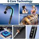 UFFAE Massage Gun with Upgraded Extension Handle, Back Massager for Pain Relief Deep Tissue, Muscles/Neck/Shoulders/Waist/Legs Massager with 4 Massage Heads & 6 Speed Levels & 3 Massage Modes