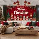 HOMETITUTE Nutcracker Snowman Garage Banner 13x6ft