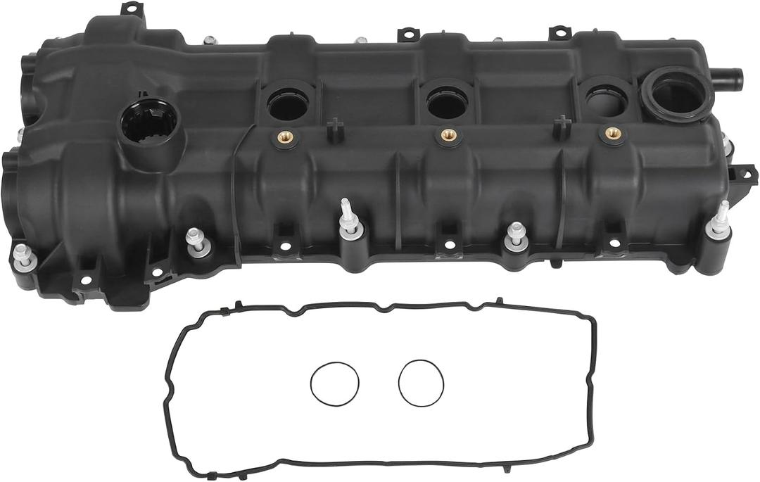 Left Side Valve Cover Compatible with Chrysler Ram Jeep Dodge 2011-2016 Town Country 2013-2018 1500 2011-2019 Journey 2011-2020 Grand Caravan 2011-2015 Grand Cherokee 2012-2017 Wrangler OE 5184069AN