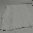 NordECO HOME Luxury Soft Faux Fur Fleece Cushion Cover Pillowcase Decorative Throw Pillows Covers, No Pillow Insert, 24" x 24" Inch, White, 2 Pack