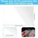 23.6 x 96 Inch Large PET Plexiglass Sheets Roll, 0.8mm Transparent Flexible Plastic Sheet Roll for Craft, Picture Frames, Sign Blank, DIY Display Project, Easy to Cut