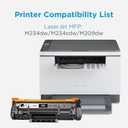 134X Black Toner Cartridges (with Chip) Replacement Compatible for HP 134X W1340X 134A W134A Toner Cartridges Work with LaserJet M209dw MFP M234dw M234sdw M234sdn Printer (2 Black)