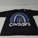 Cougars School Mascot Rainbow Teacher Lover Men Women T-Shirt L