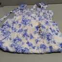 SPRIME Women's Floral Summer Casual Dress Square Neck Puff Sleeve Boho Midi Dresses Ruched Bust High Waist Split Long Dress