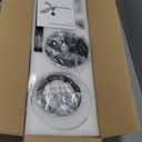 42" Wood Ceiling Fan with Lights Remote Control,Quiet DC Motor 3 Blade Ceiling Fans for Patio Living Room, Bedroom, Office,Indoor Outdoor(Black+Dark Walnut)