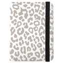 GABraden Cute Passport Holder and Holder Combo Passport Cover with RFID Blocking Women Men Compatible Wallet Credit Card Protector(Grey Leopard Cheetah Pattern)