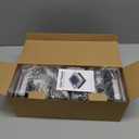 4x4 Solar Post Cap Lights 6 Pack, 4 Modes Outdoor Post Lights Solar Powered Dusk to Dawn Outdoor Post Light Solar Light for 4x4 3.5x3.5 Fence Post Mailbox Post
