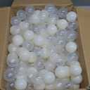 STARBOLO Ball Pit Balls for Toddlers Phthalate Free BPA Free Non-Toxic Crush Proof Play Balls for Toddlers Kids Pool Playhouse Pack of 100 200 500 (Beige Transparent)