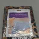 3Ft Leopard Print Round Area Rug, Washable Non-Slip Ultra-Soft Low Pile Carpet, Non-Shedding Modern Circle Rug for Bedroom Entryway Kitchen Bathroom Office