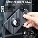 Card Holder for Tesla Keycard with AirTag Slot, Plastic Key Card Protective Case Cover for Tesla Model 3 Y S X