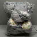 Giant Elephant Stuffed Animal Plush Soft Toy, Large Jumbo 25" Cute Big Size Huge Fluffy Plushy Fat Plushie, Birthday Gifts for Kid