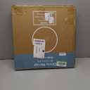 Bathroom Mirror for Wall, 20 Inch Round Mirror, Matte Black Metal Framed Circle Vanity Mirror for Bathroom Bedroom Living Room Entryway, Anti-Rust, Tempered Glass, Hanging or Leaning