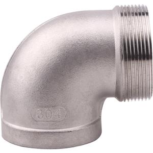 Street Elbow 90 Degree,2 Inch Male x Female NPT Thread SUS304