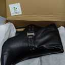 Uacllcau Knee High Boots Women Pointed Toe Tall Boots Sexy Stiletto High Heels Long Boots Fashion Trendy Buckle Dress Boots Slouch Zipper Heeled Boots, 9