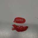 Heart-Shaped Liquid Silicone Protective Case for AirPods Pro 2/1  Drop-Proof Cover with Metal Hook, Compatible with AirPods Pro Charging Case (Red)